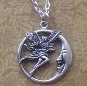 Moon fairy necklace
